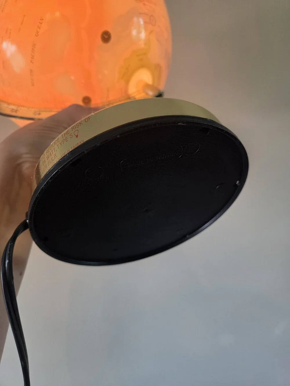 Vintage decorative orange